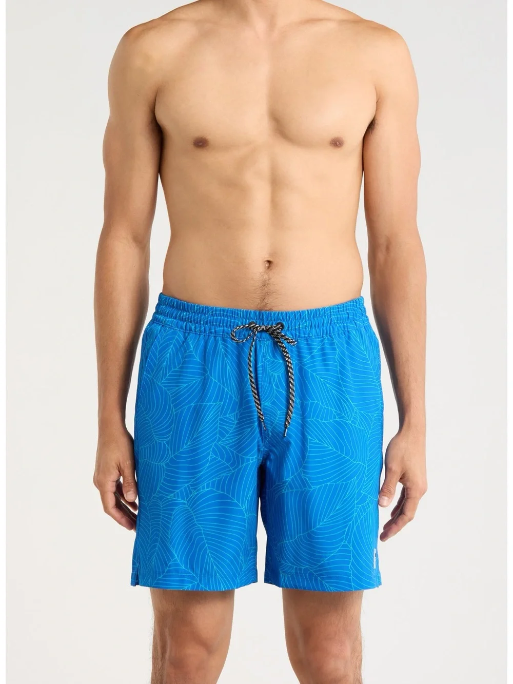 Hurley Men's Volley Hydro Swim Shorts Lined Elastic Waist Botanic Blue Size XL